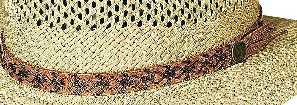 Bullhide "Tropical Breeze" Panama Straw Vented Aussie Hat