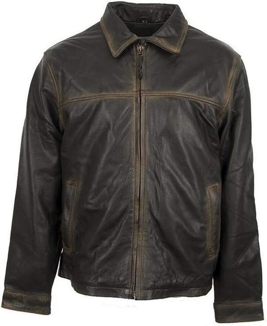 STS Ranchwear Rifleman Youth Leather Jacket Espresso