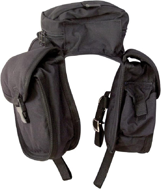 Cashel Front English Saddle Bag, Black, Small