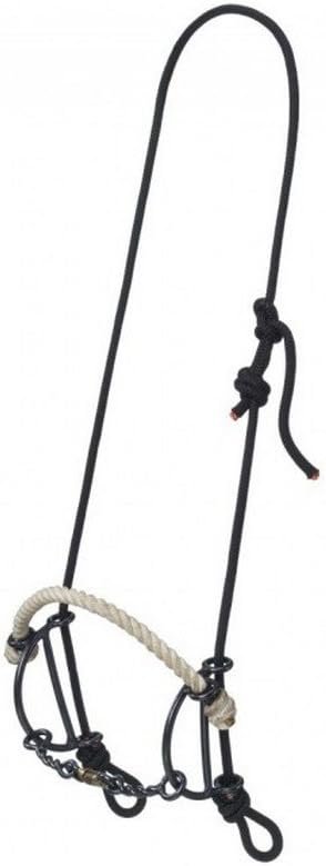 Tough 1 Rope Headstall w.Rope Nose Twisted Dog Gag