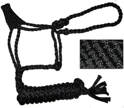 The Epic Animal Mule Tape Halter with 10 Foot Detachable Lead