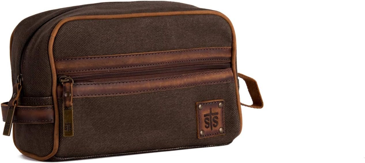 STS Ranchwear The Foreman Shave Kit Brown Leather One Size