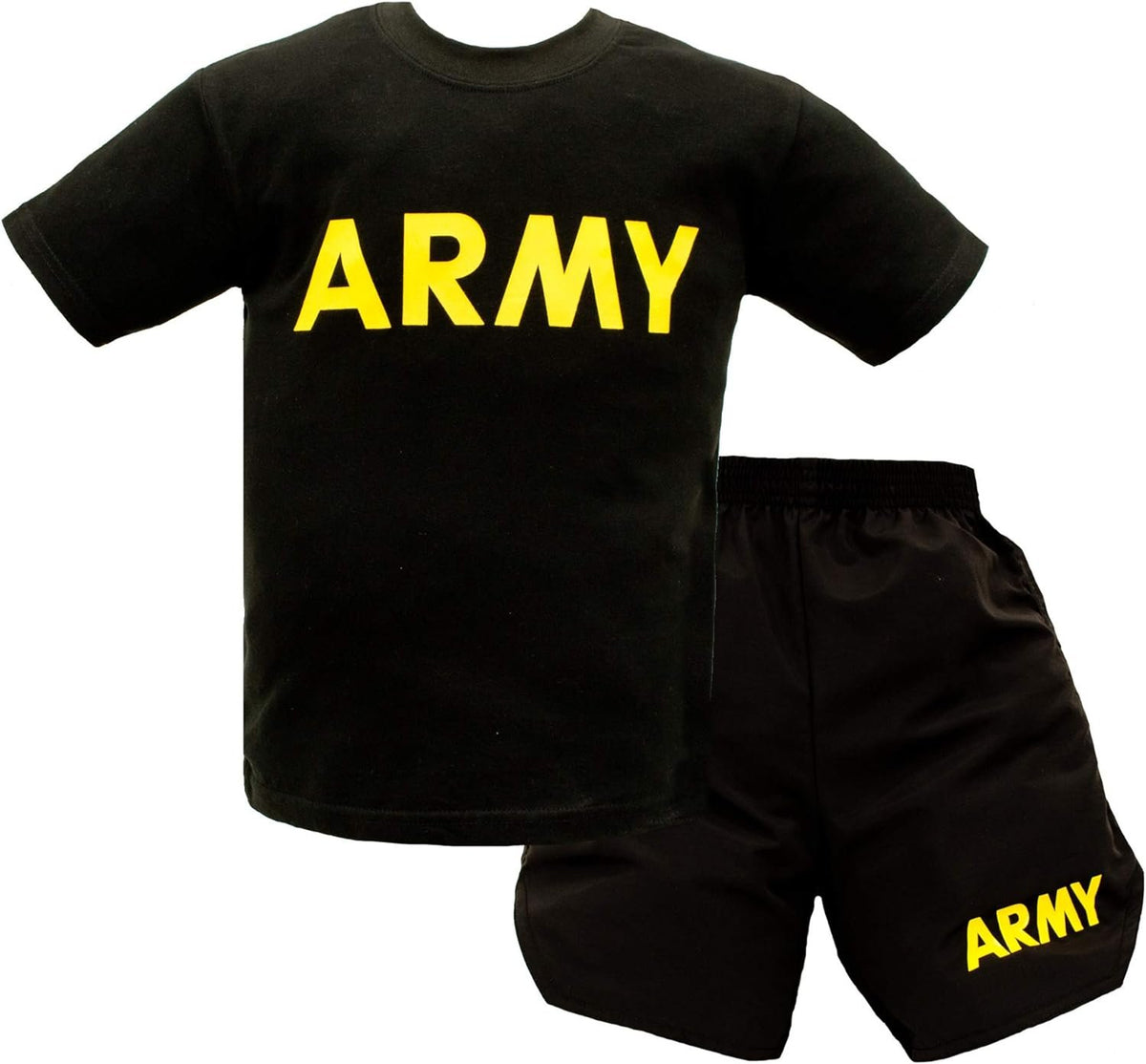 New Trooper Children's US Army PT Uniform T-Shirt and Shorts Set