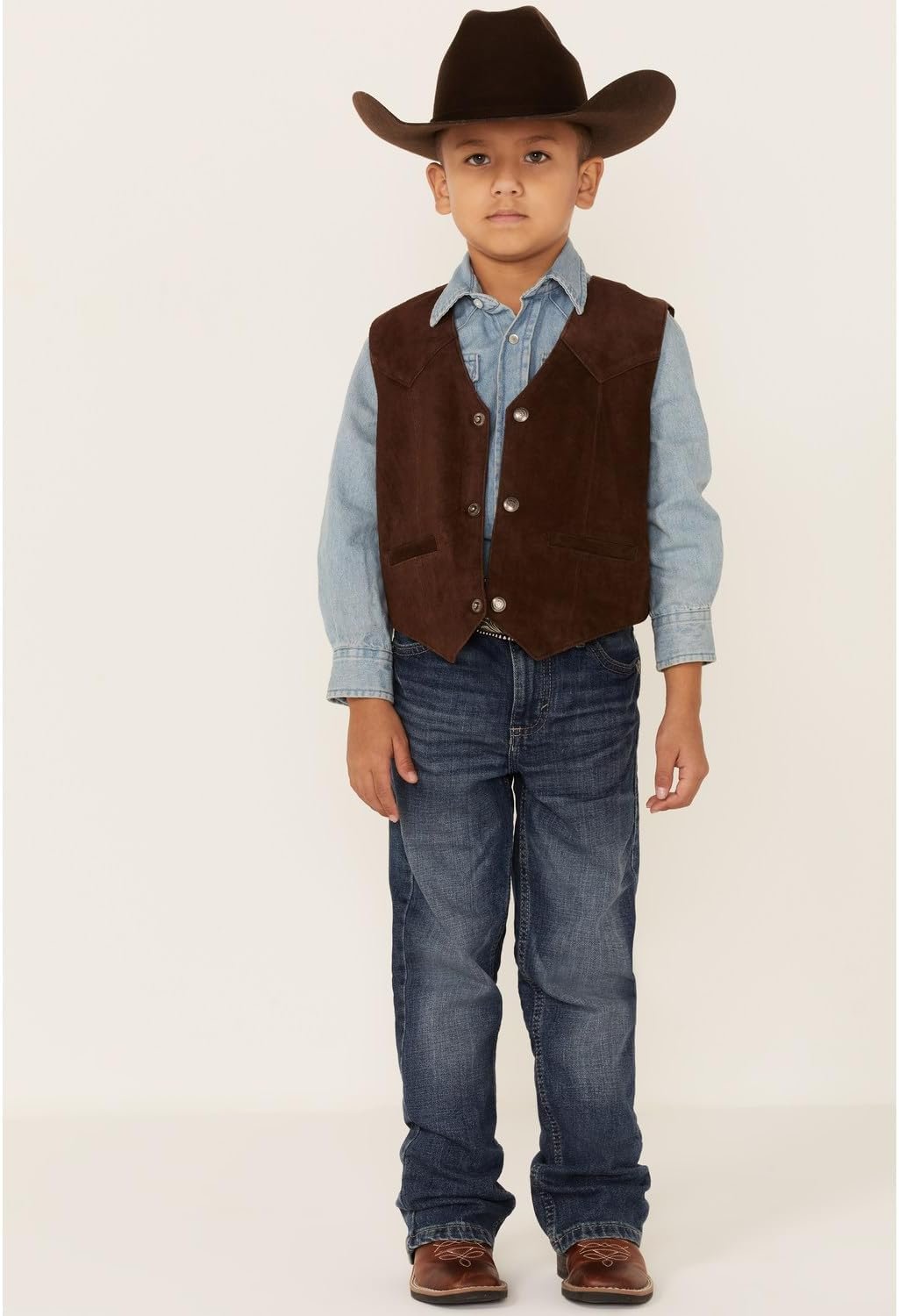 Scully Boys' Boar Suede Vest - 2002-67