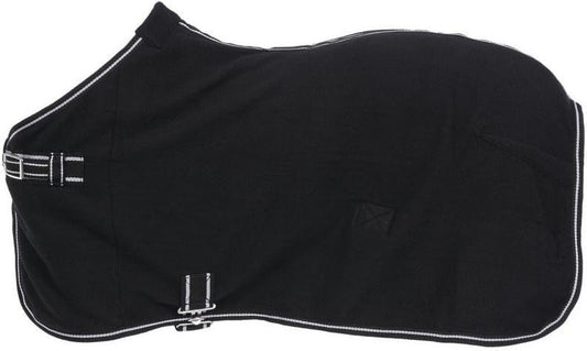 Tough-1 Mini Horse Blanket Liner with Leg Straps Black MED/LRG