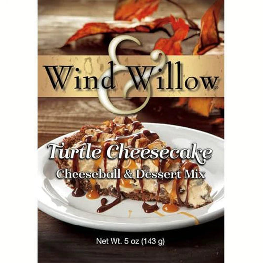 Wind & Willow Turtle Cheesecake - Cheeseball & Desert Mix - 5 OZ -Add Cream Cheese & Butter