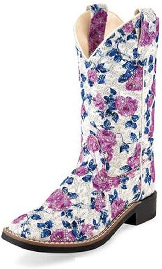 Old West Boots Girl's Flowers (Toddler/Little Kid)