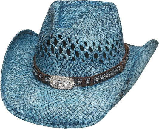Bullhide Montecarlo Hats Wild and Blue Toyo Straw Cowboy Western Hat