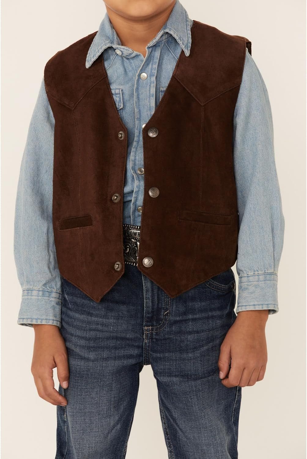 Scully Boys' Boar Suede Vest - 2002-67
