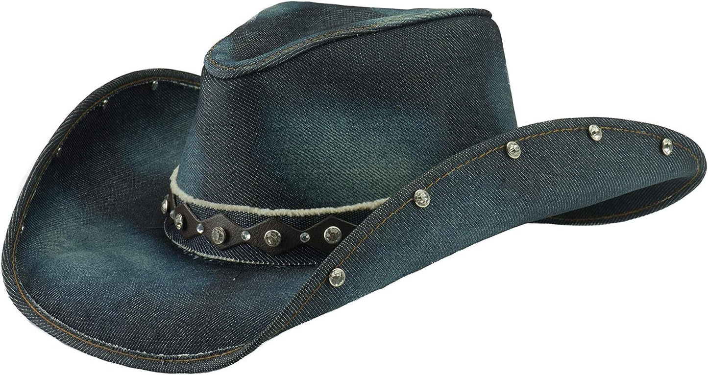 Better Than Yesterday Denim Western Hat